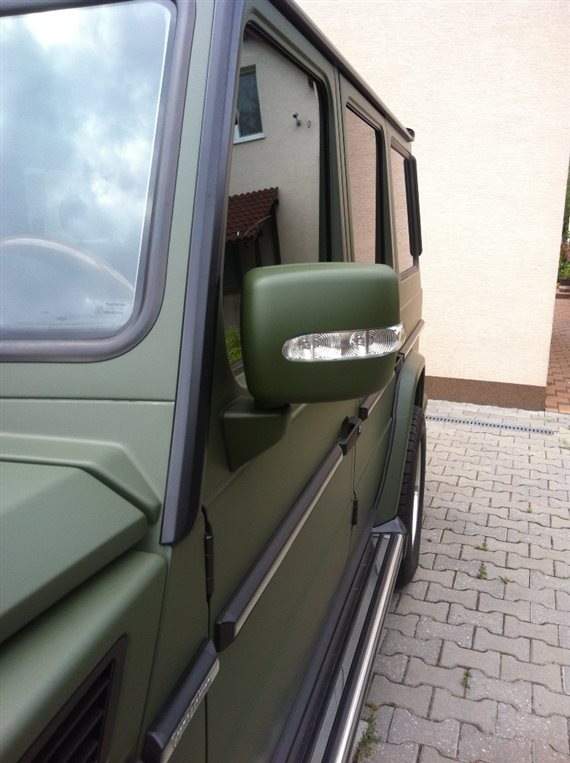 polep 3M od abartstyle 3M Mercedes G zelená matná